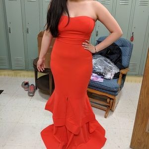 Mermaid evening gown